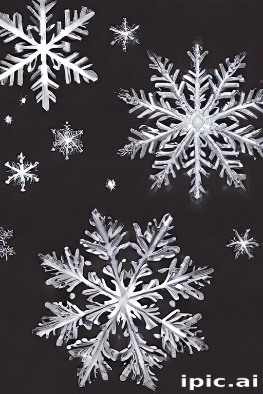 snowflakes clipart transparent background