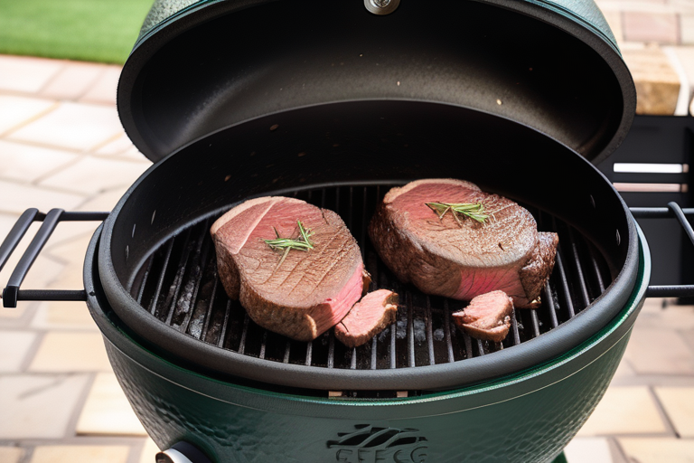 beef tenderloin on big green egg