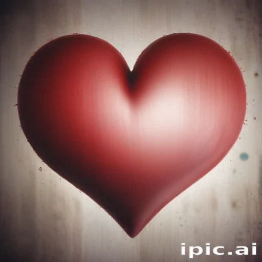 blurry heart wallpaper