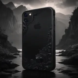 black iphone wallpaper