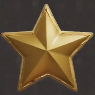 gold star sticker png