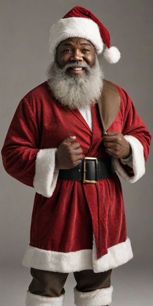 black santa png