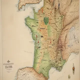 map of france