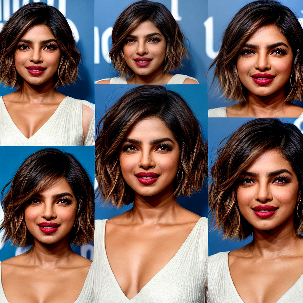Priyanka chopra bob cut hairstyle