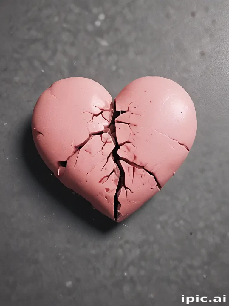broken heart aesthetic