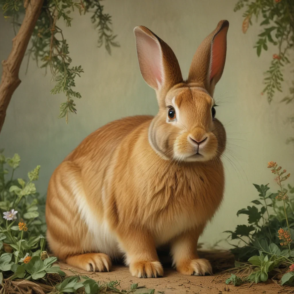 vintage rabbit images