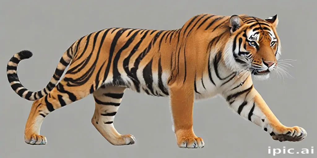 transparent tiger