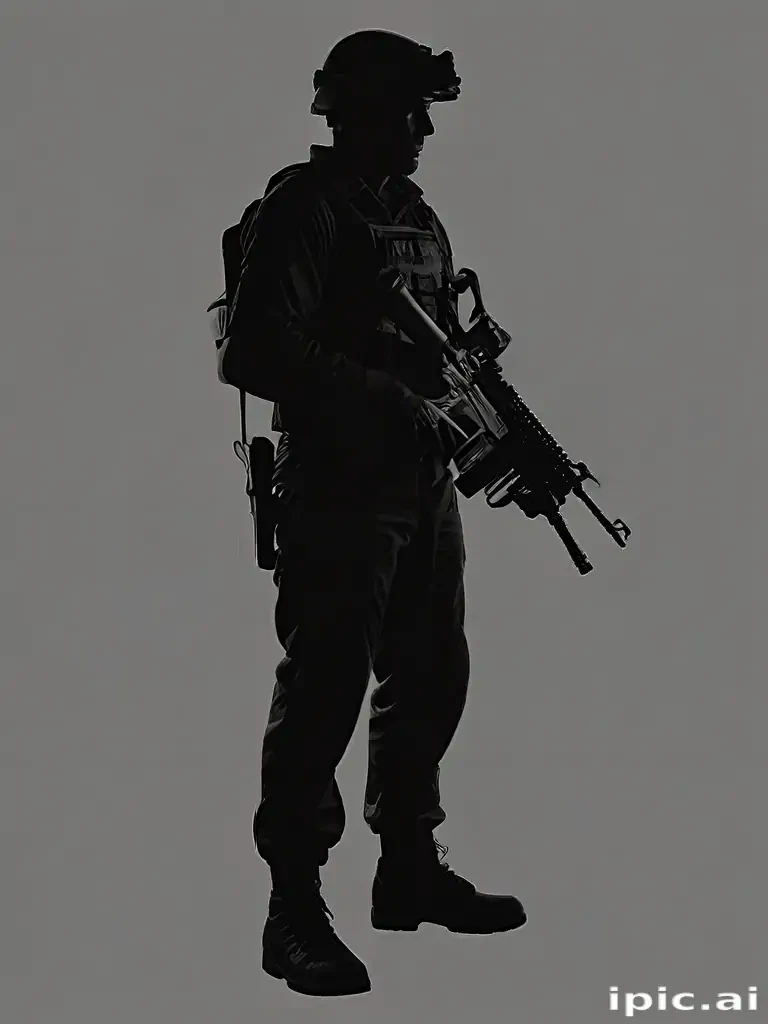 soldier silhouette png