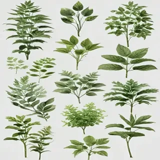 plants transparent background