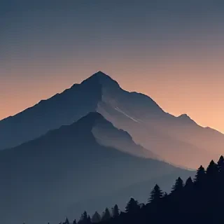 mountain silhouette