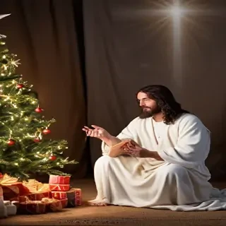 jesus at christmas images