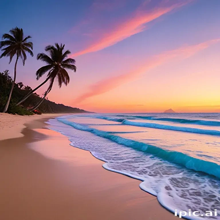 ios beach wallpaper