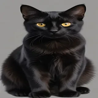 cat black png