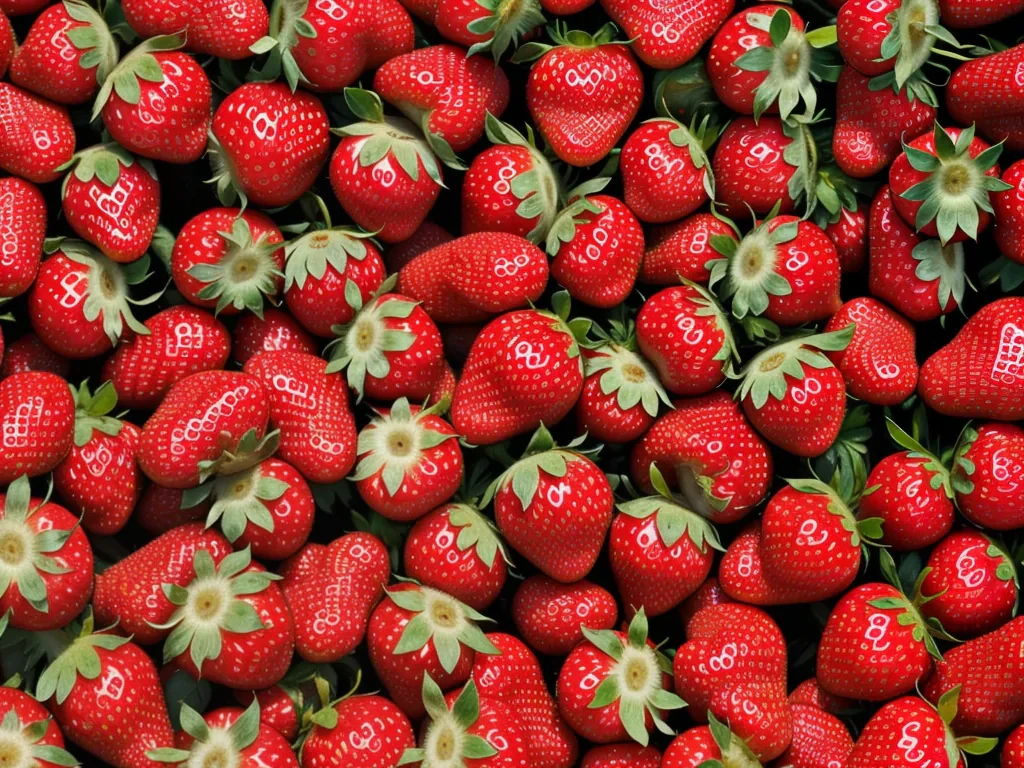 background strawberry