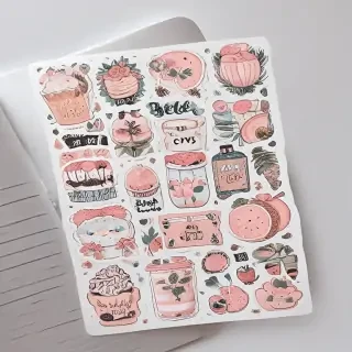 printable sticker aesthetic