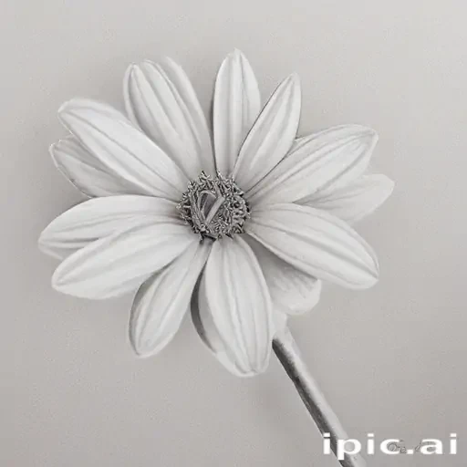 flower pencil drawing