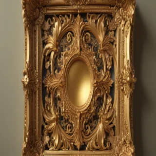 fancy gold frame