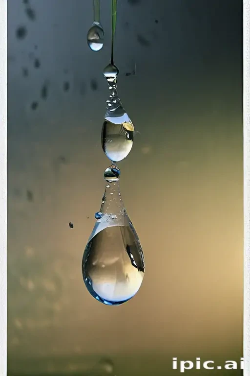water droplets transparent