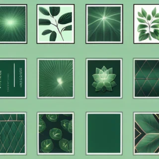 aesthetic green backgrounds