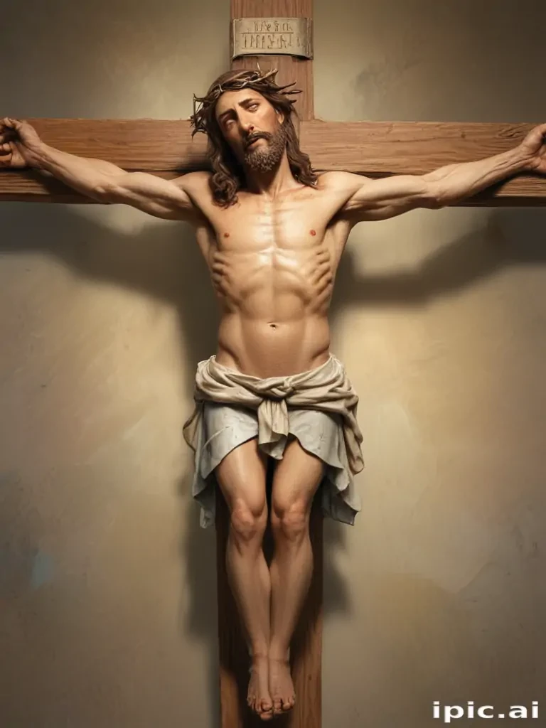 jesus on the cross picture