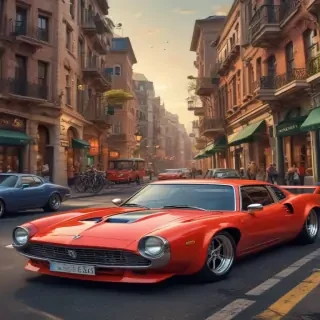 cartoon car wallpaper