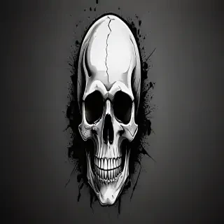 skull background