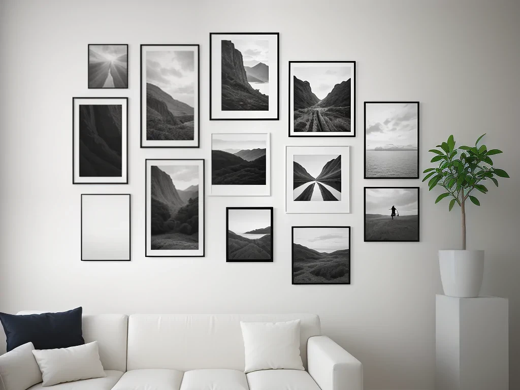 gallery wall mockup
