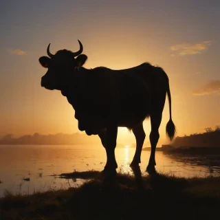 cow silhouette