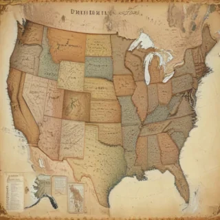 map of the united states of america