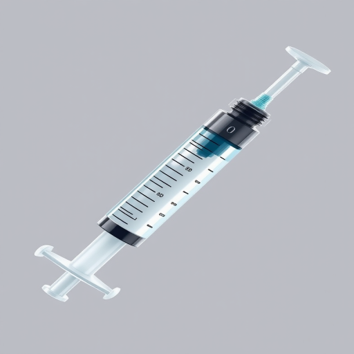 create a highly detailed illustration of a medical syringe with a transparent background, taken with a Canon EOS 5D Mark IV camera, 50mm lens, aperture f/2.8, ISO 100, natural light, and a focus on sharpness and clarity