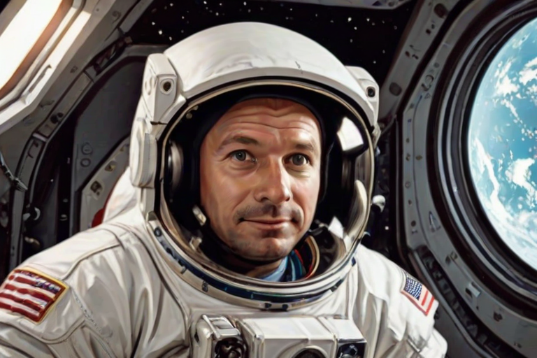 astronaut cartoon