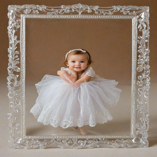 transparent photo frame