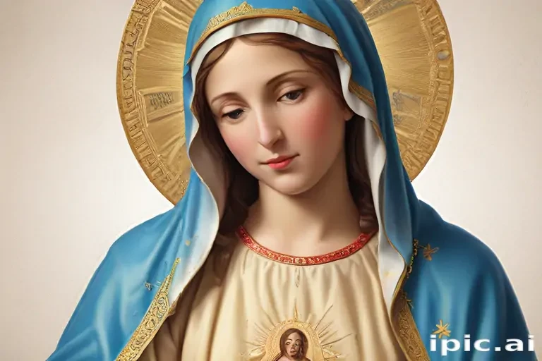 virgin mary clipart