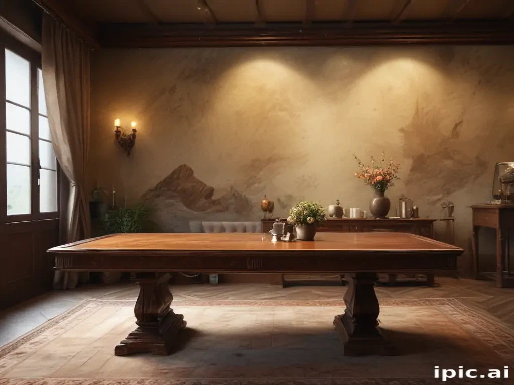 background with table