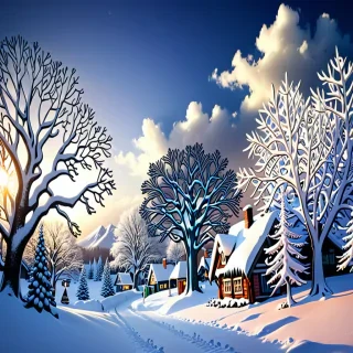 winter wonderland wallpaper