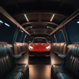 inside car background