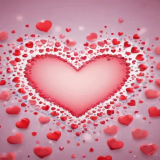 cute heart background