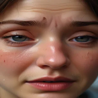 picture of someone crying