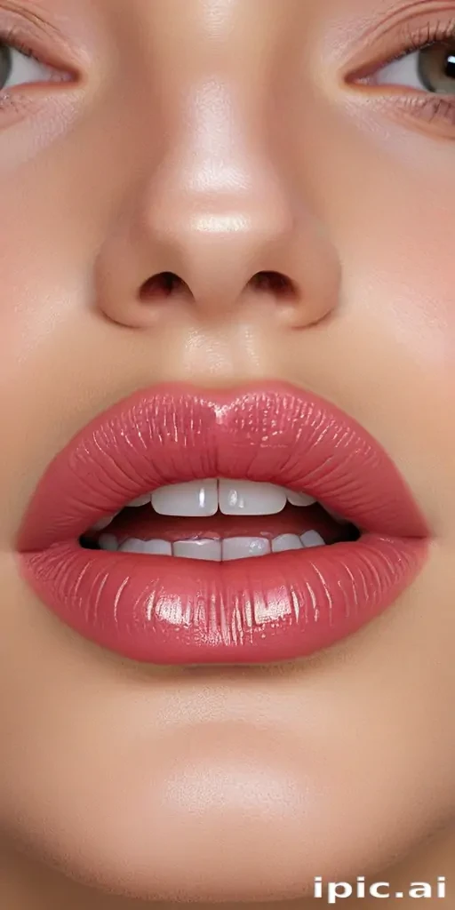 transparent lips
