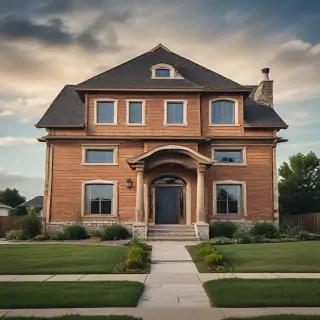 background of a house