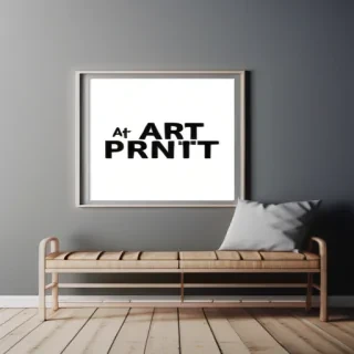 art print mockup