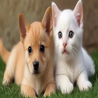 cat dog wallpaper