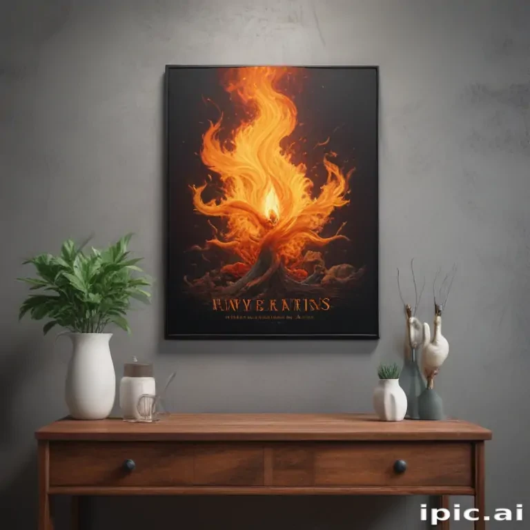 mockup wall art
