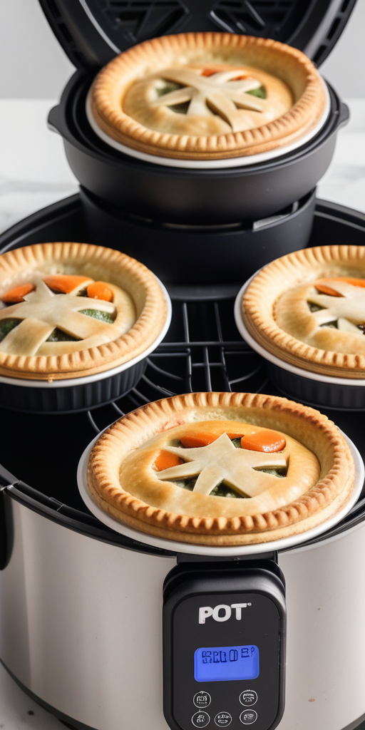 can you put a pot pie in the air fryer