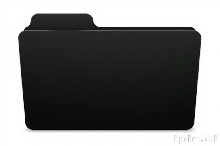 black folder png