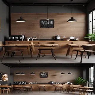 coffee shop mockup