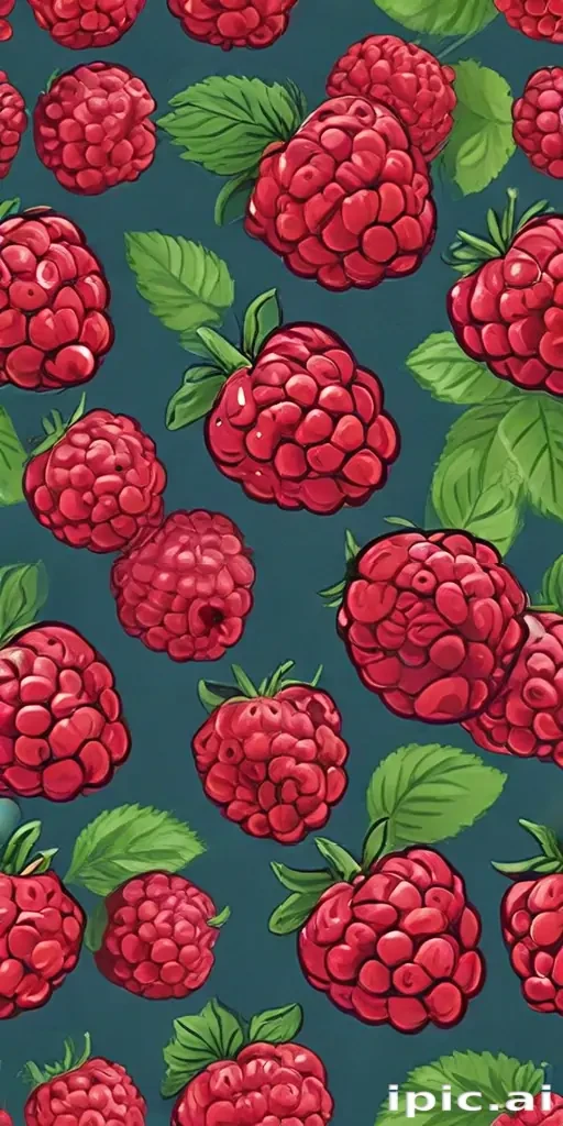 cartoon raspberry
