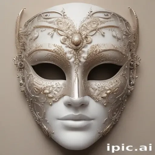 drawing of a mask