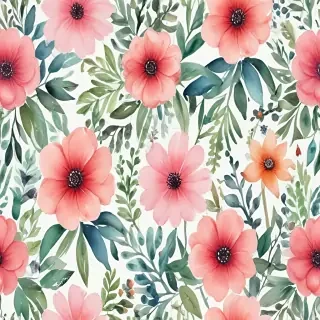 background watercolor flowers