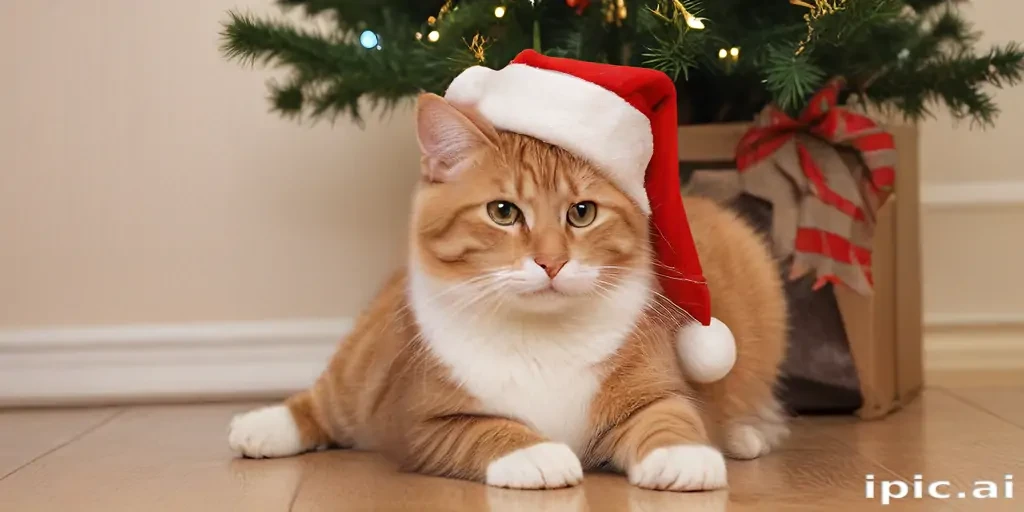 pictures of cats for christmas